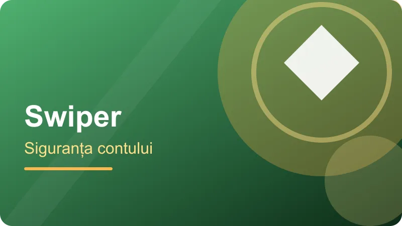 Swiper – Site oficial Swiper și siguranța contului Site oficial Swiper și siguranța contului – ilustrație pentru secțiunea Swiper
